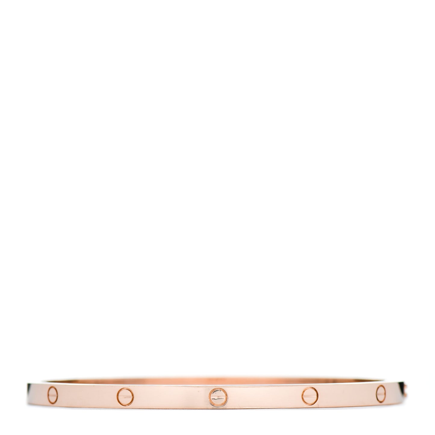 18K Pink Gold Small LOVE Bracelet 17