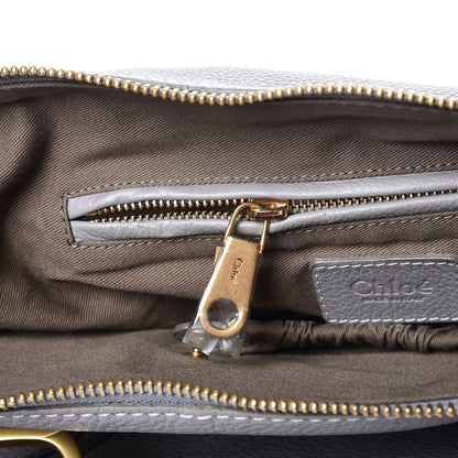 Chloe Calfskin Large Marcie Satchel Cashmere Grey 7 of 12