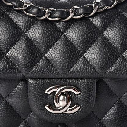 Chanel Caviar Quilted Mini Rectangular Flap Black 9 of 9