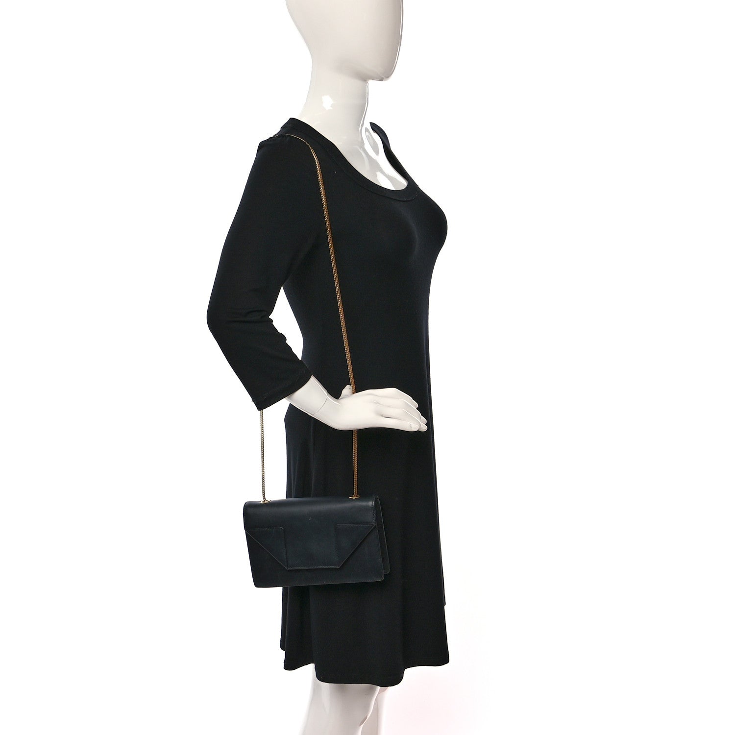 Saint Laurent Calfskin Small Betty Black 2 of 15