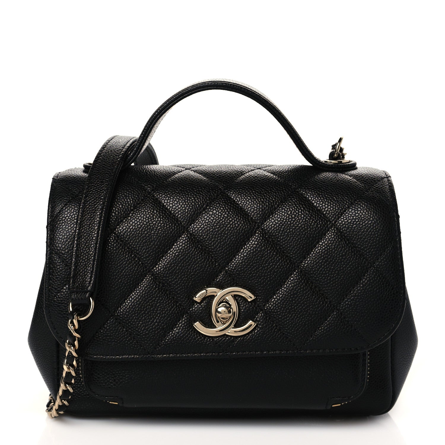 Chanel Caviar Quilted Small Business Affinity Flap Black 1 of 9
