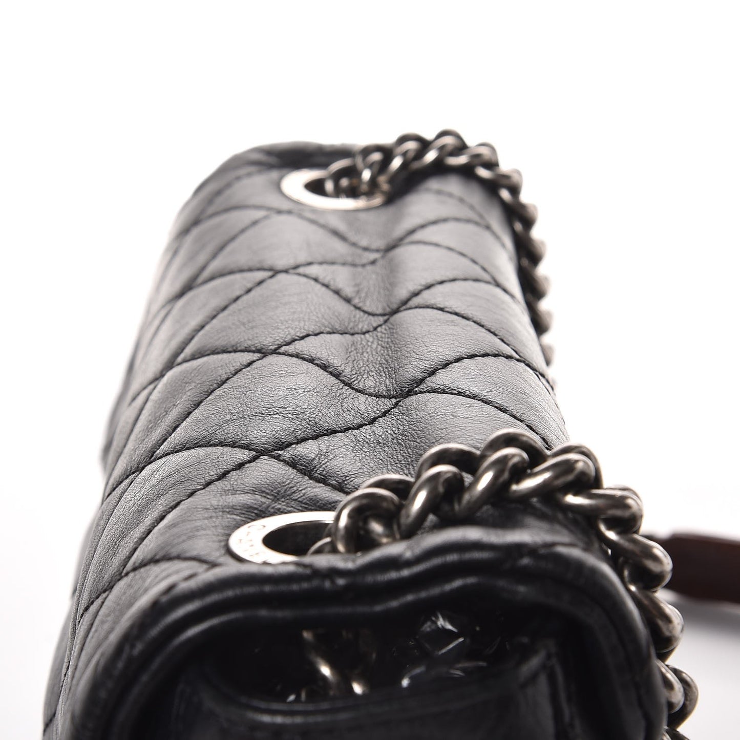Calfskin Country Chic Flap Black