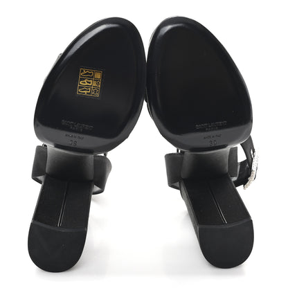 Saint Laurent Raso Regale Bianca 85 Platform Sandals 39 Black 6 of 10