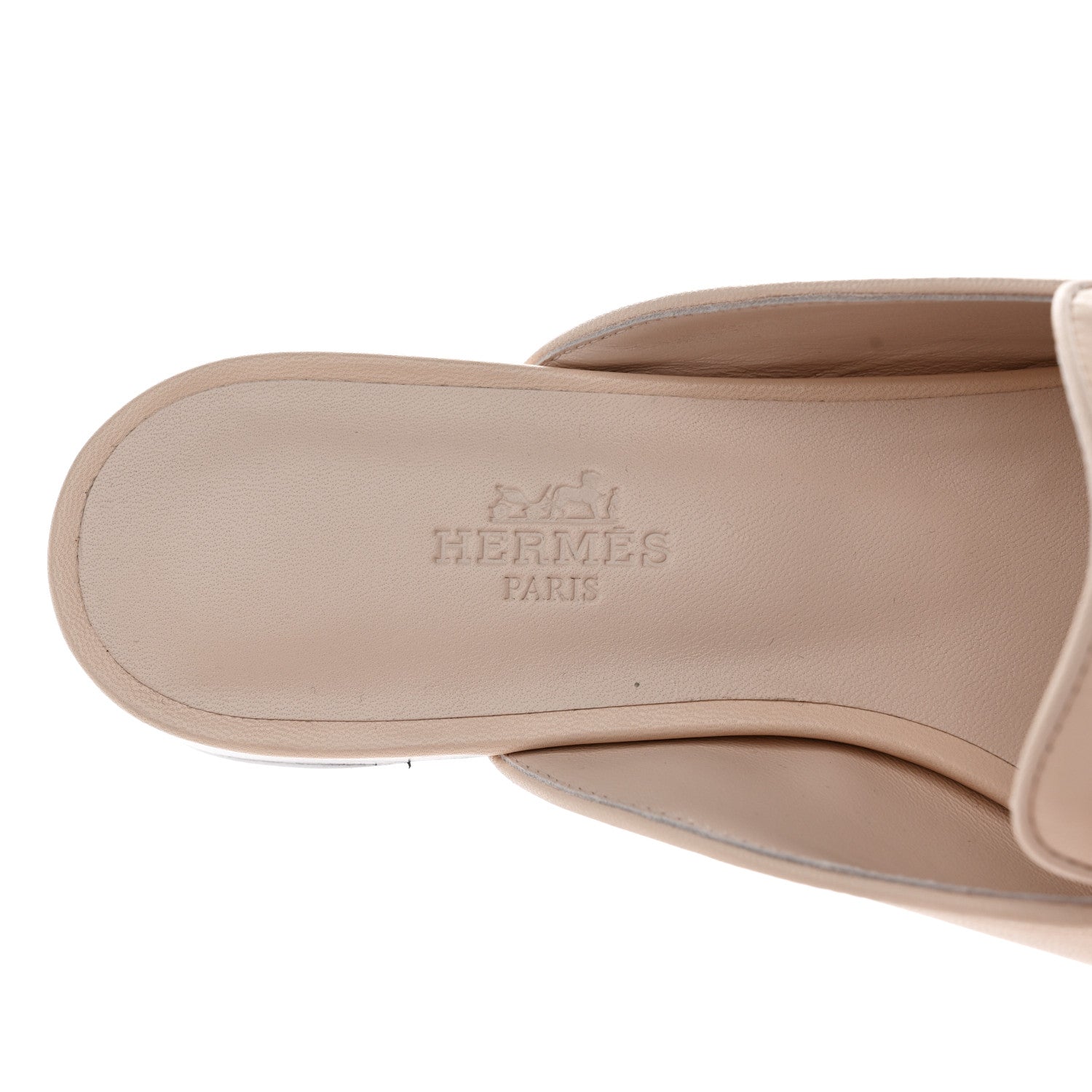 Hermes Chevre Esmee Mules 36 Blanc Poros 9 of 12