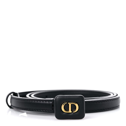 Christian Dior Calfskin Bobby CD Belt 85 Black 1 of 5