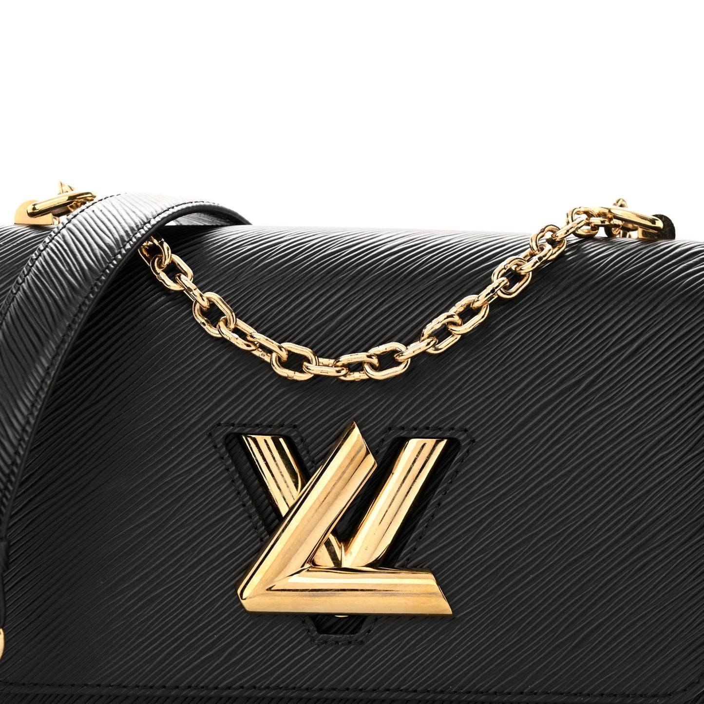 Epi Twist Shoulder Bag MM Black