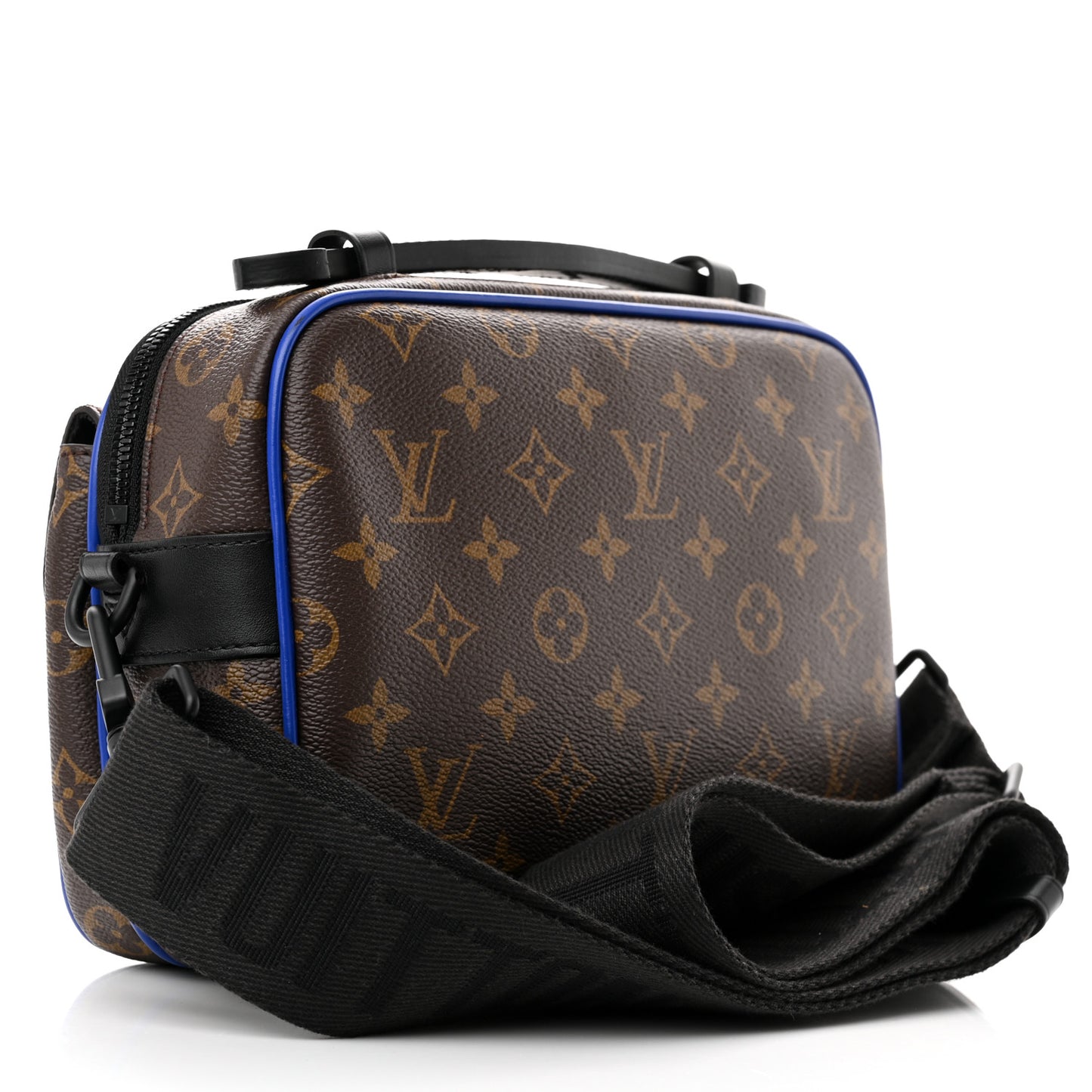 Monogram Macassar S Lock Messenger Blue