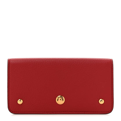Burberry Marais Calfskin Rowe Continental Wallet Dark Carmine 1 of 10