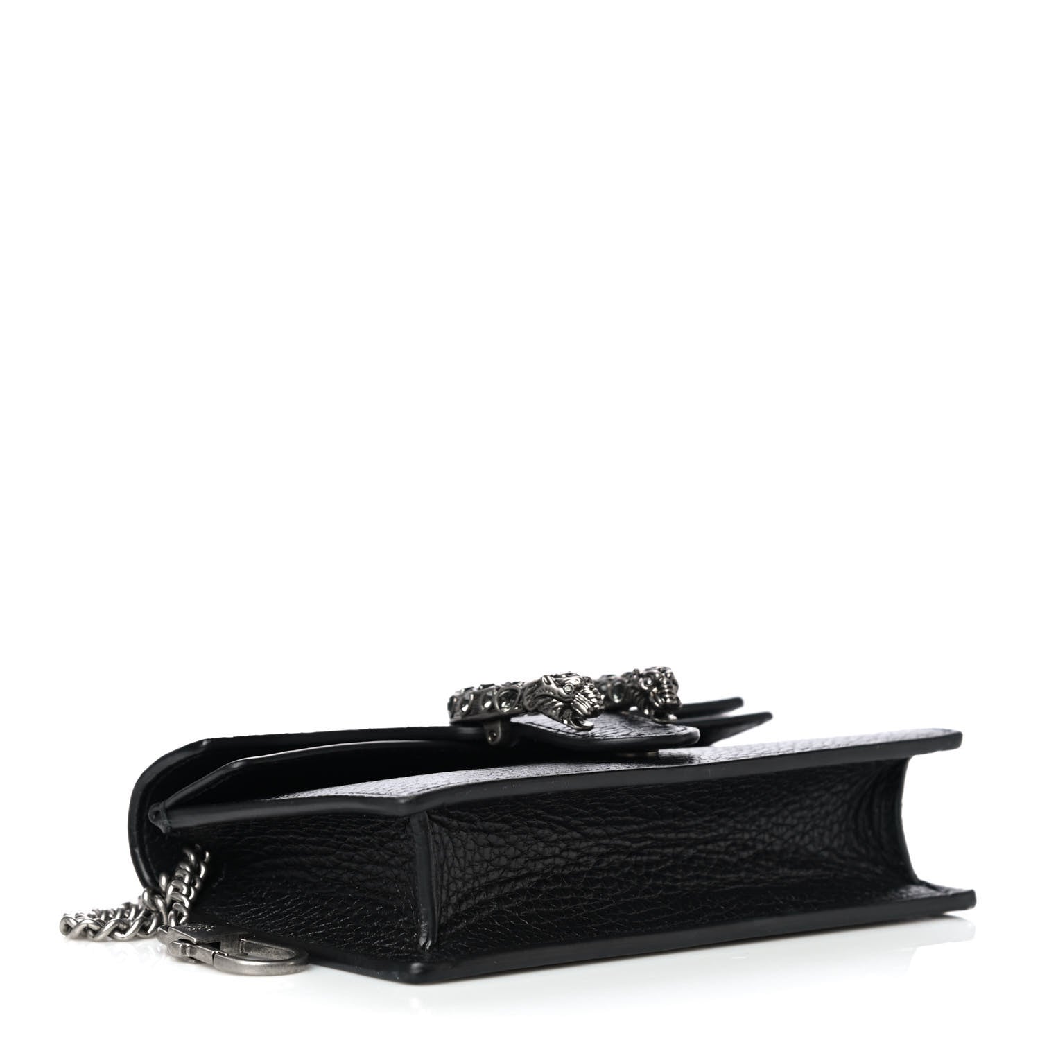 Gucci Calfskin Super Mini Dionysus Shoulder Bag Black 4 of 12