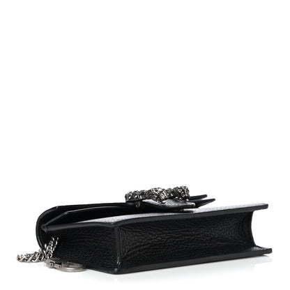 Gucci Calfskin Super Mini Dionysus Shoulder Bag Black 4 of 12