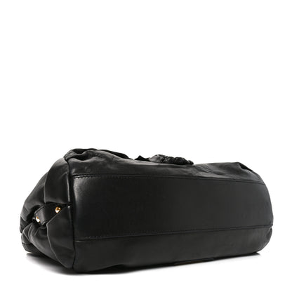 Valentino Garavani Nappa Jardin Rose Framed Duffel Black 4 of 10