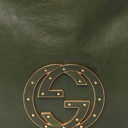 Gucci Leather Small Blondie Hobo Green 8 of 13