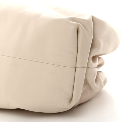 Bottega Veneta Smooth Butter Calf The Pouch Oversized Clutch Mist 10 of 12
