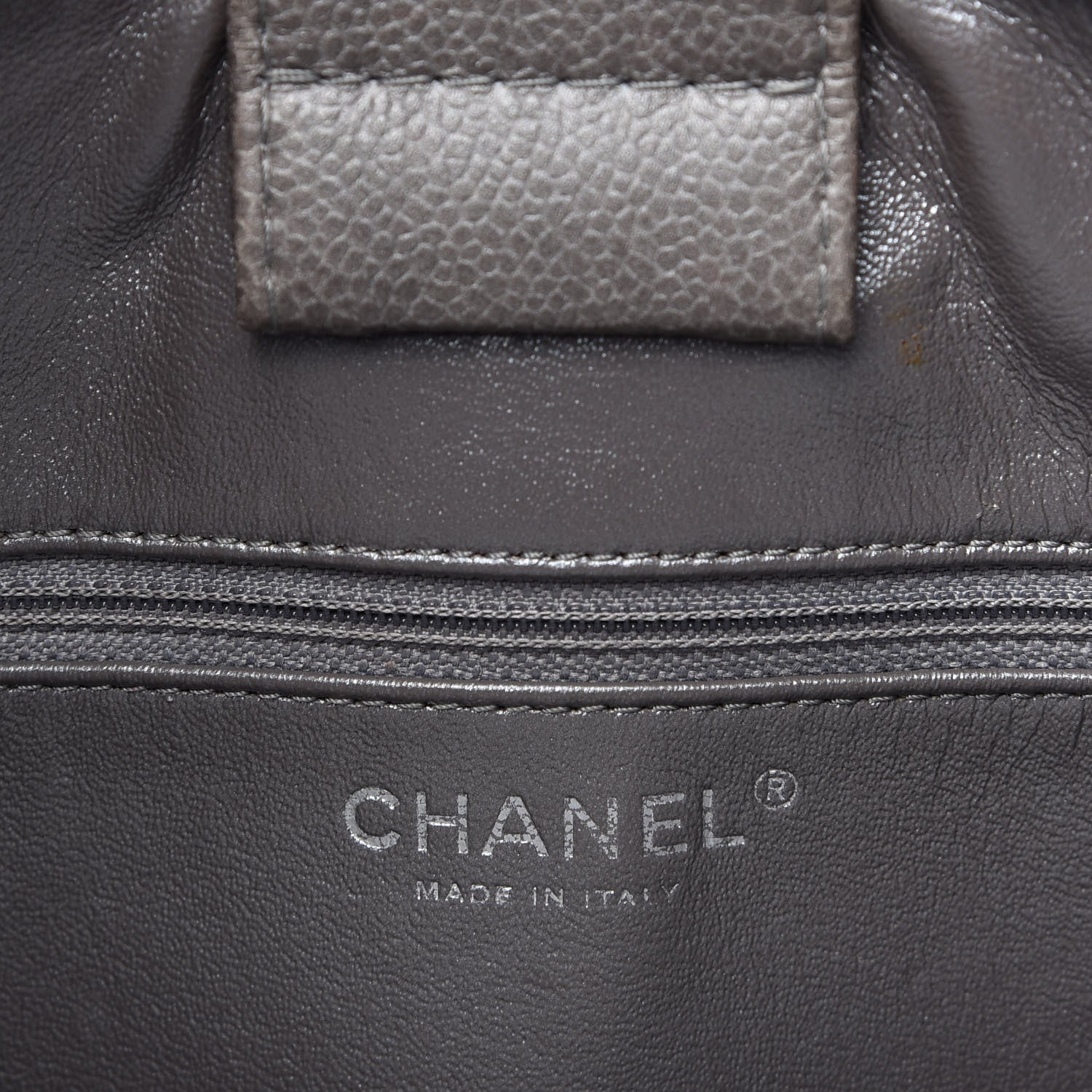 Chanel Metallic Caviar Large Be Caviar Tote Silver 8 of 10