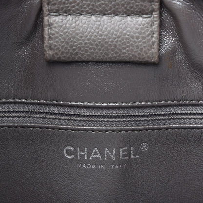 Chanel Metallic Caviar Large Be Caviar Tote Silver 8 of 10