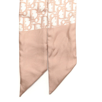 Christian Dior Silk Oblique Mitzah Scarf Beige 2 of 5