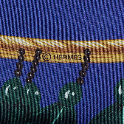 Hermes Silk Brazil Maxi Twilly Encre 4 of 5
