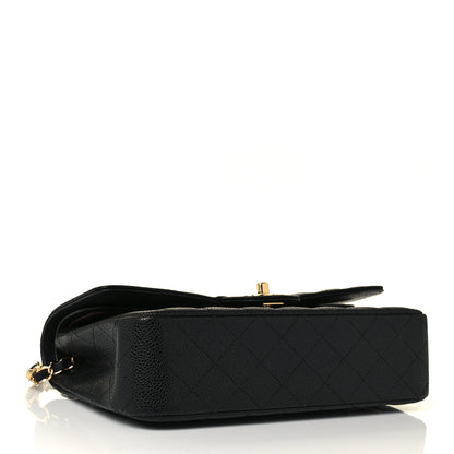 Chanel Caviar Quilted Medium Double Flap Black 7 of 19