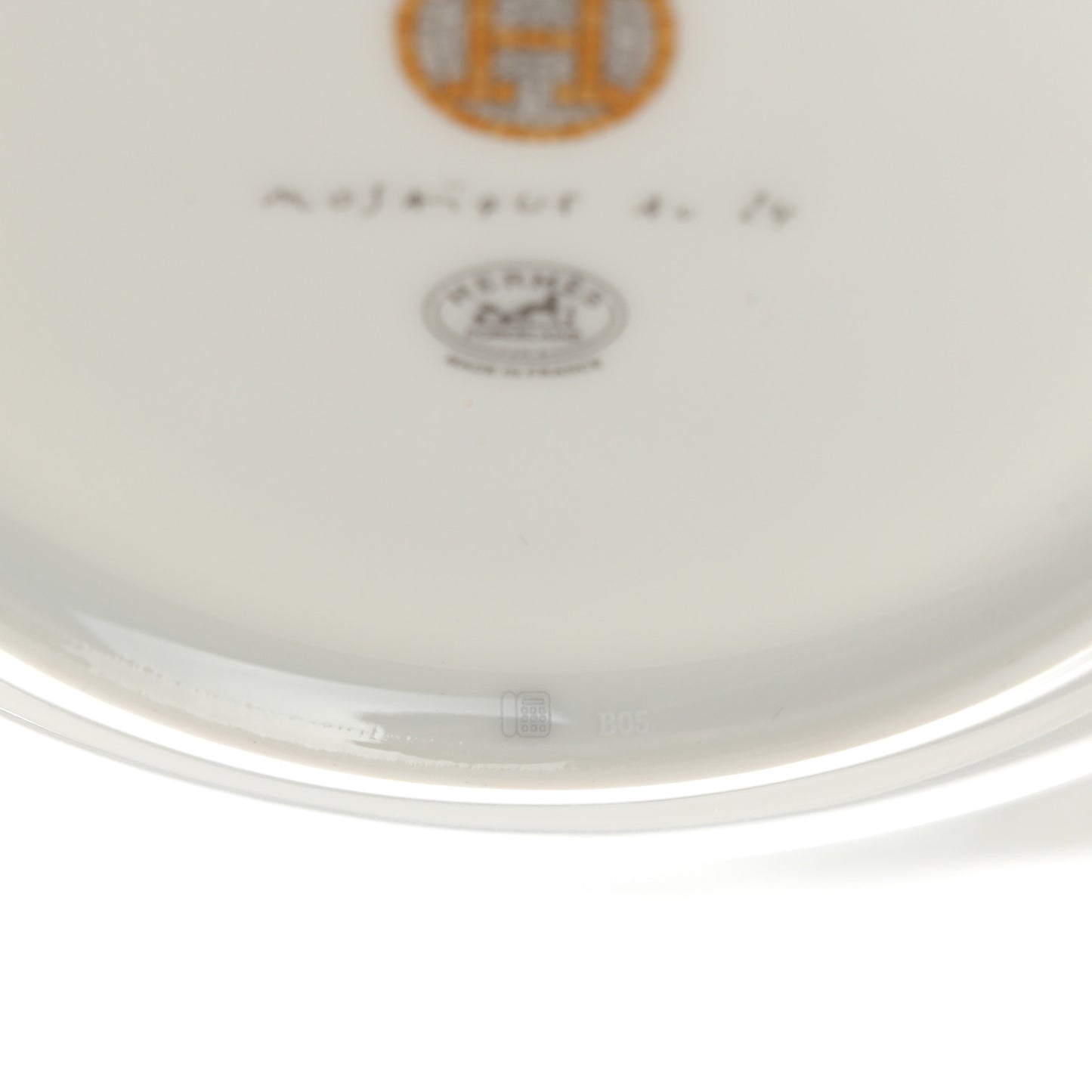 Porcelain Mosaique Au 24 Platine Soup Plate Set of 2