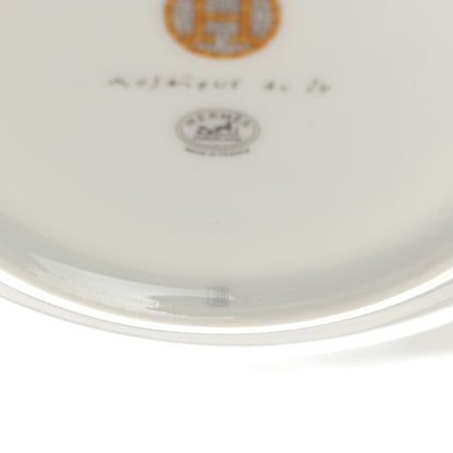 Hermes Porcelain Mosaique Au 24 Platine Soup Plate Set of 2 7 of 8