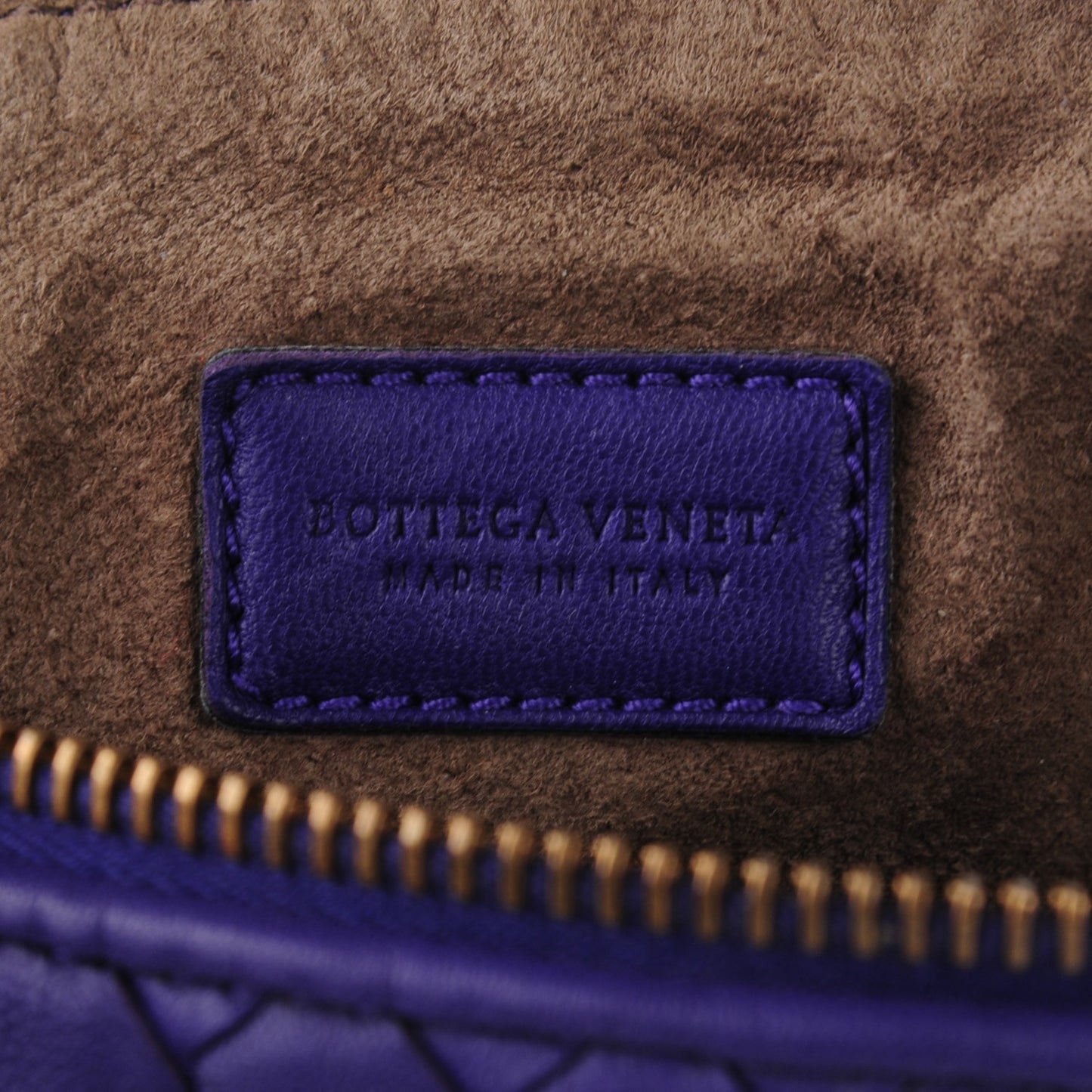 Nappa Intrecciato Cosmetic Case Violet