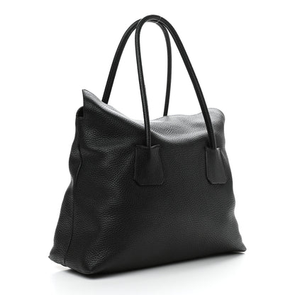 Burberry London Grainy Calfskin Medium Baynard Tote Black 2 of 14