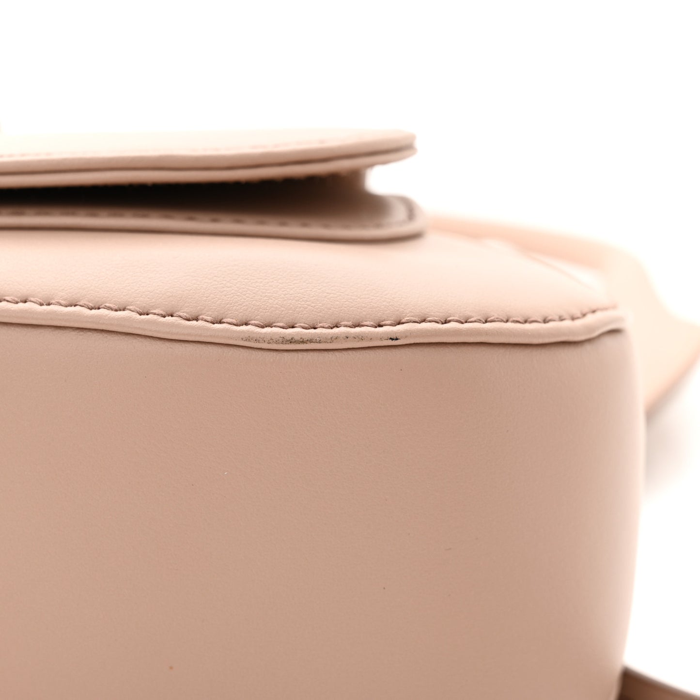 City Calfskin Saffiano Sidonie Shoulder Bag Cipria