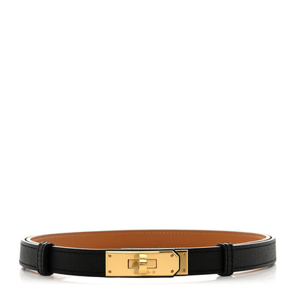 Hermes Epsom Kelly Belt Black 1 of 4