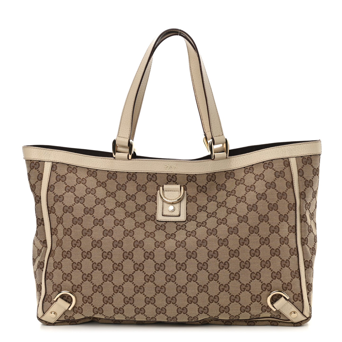 Monogram Large Abbey Tote Off White