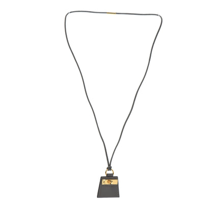 Hermes Swift Small Monpetitkelly Pendant Necklace Etain 3 of 4