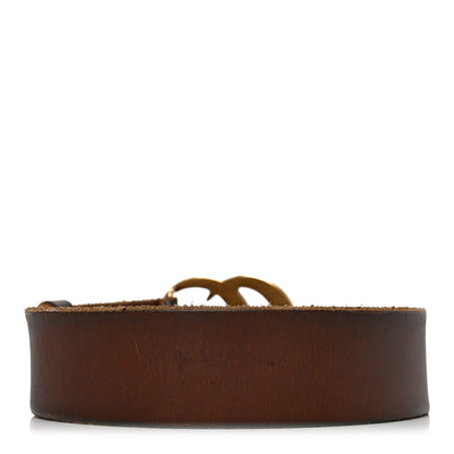 Gucci Faded Calfskin Double G 40mm Belt 80 32 Belt Cuir 2 of 5