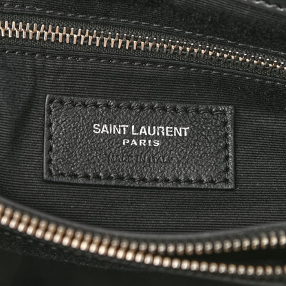 Saint Laurent Calfskin Y Quilted Monogram Medium Loulou Chain Satchel Black 7 of 9