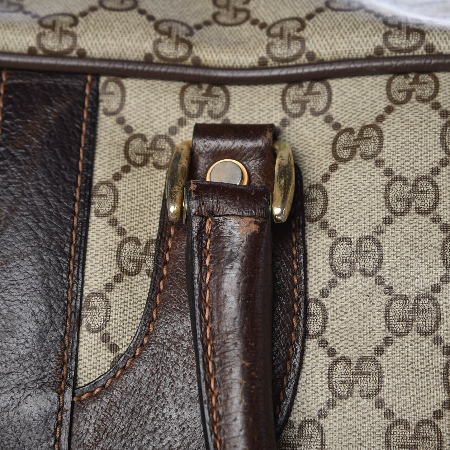 Monogram Joy Suitcase Luggage Brown