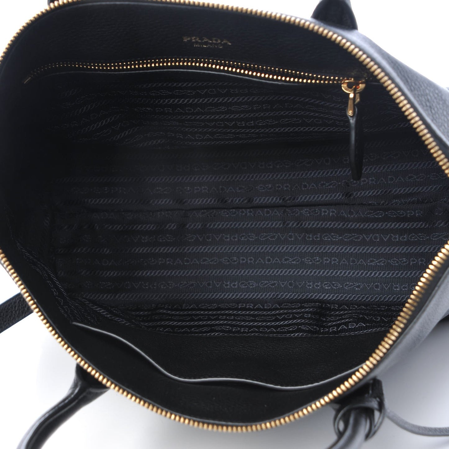 Vitello Phenix Top Handle Bag Black