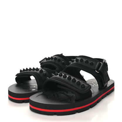 Christian Louboutin Neoprene Mens Siwa Flat Sandal 41 Black 3 of 7