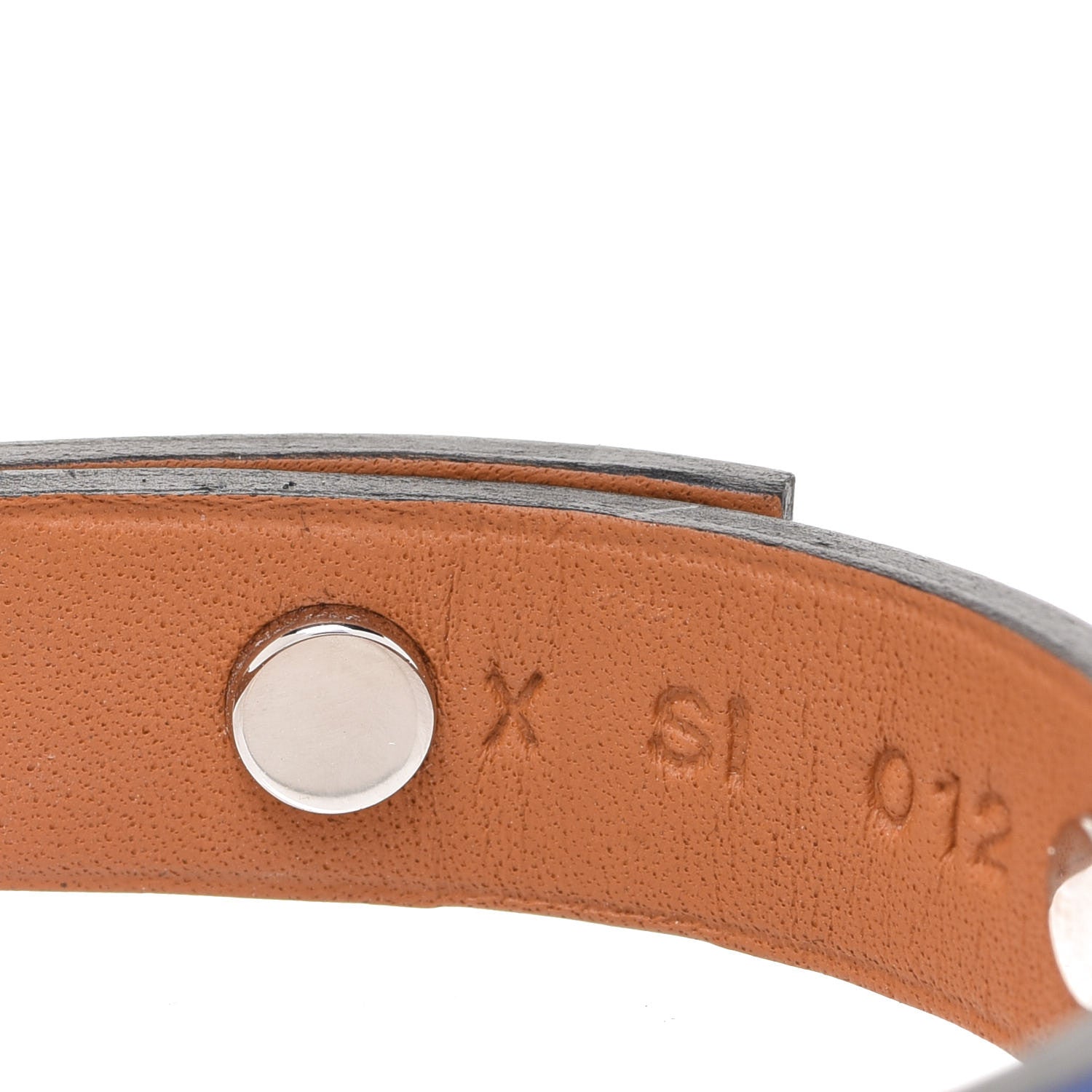 Hermes Swift Mini Dog Clous Ronds Bracelet T2 Bleu Electrique 4 of 5