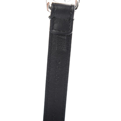 Gucci Moon Calfskin Nickel Interlocking G 20mm Belt 70 28 Black 7 of 7