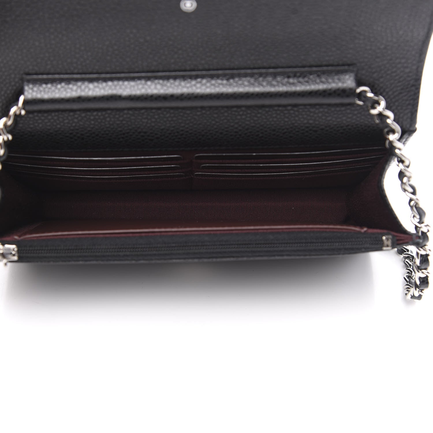 Chanel Caviar Quilted Wallet On Chain WOC Black 5 of 11