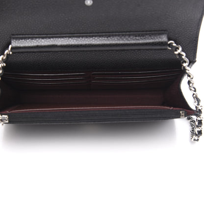 Chanel Caviar Quilted Wallet On Chain WOC Black 5 of 11