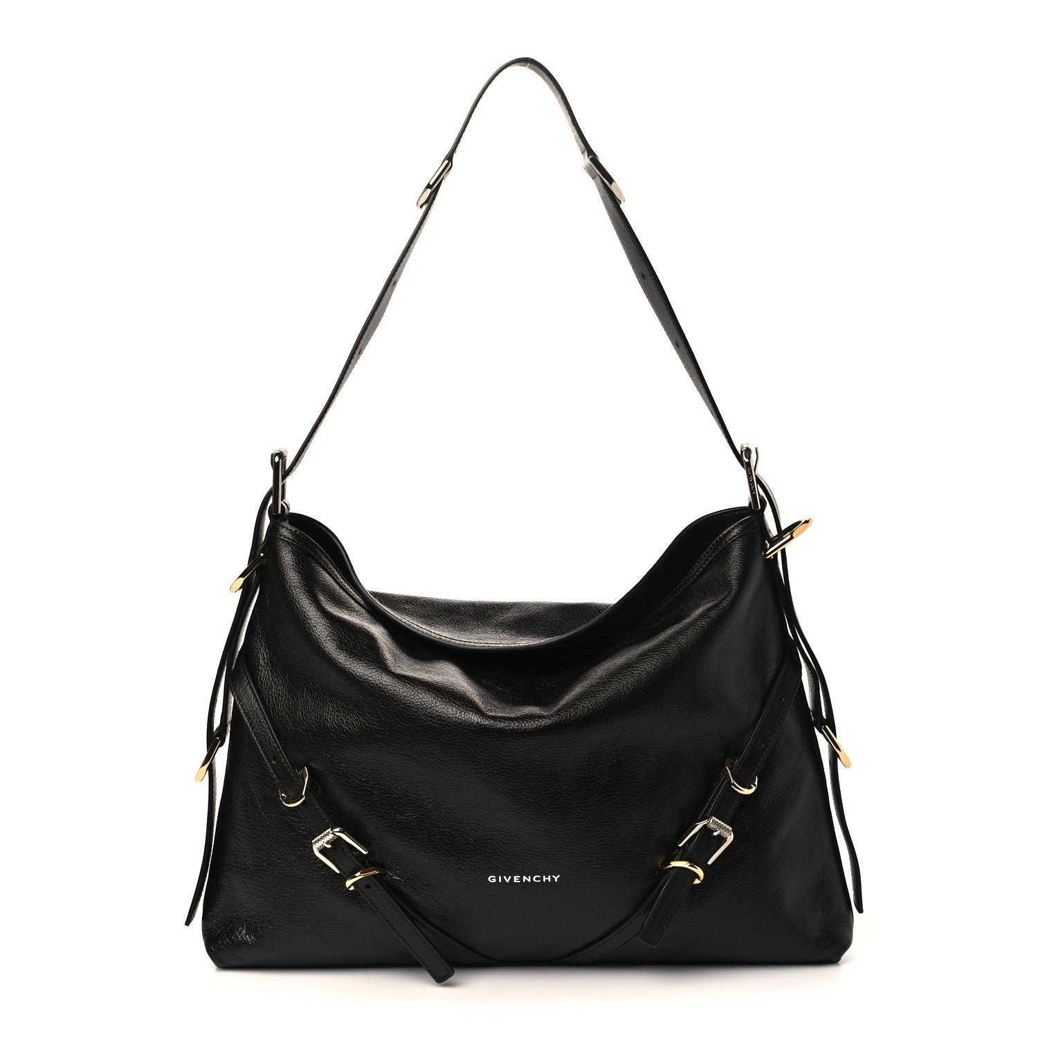 Givenchy Calfskin Medium Voyou Bag Black 1 of 9