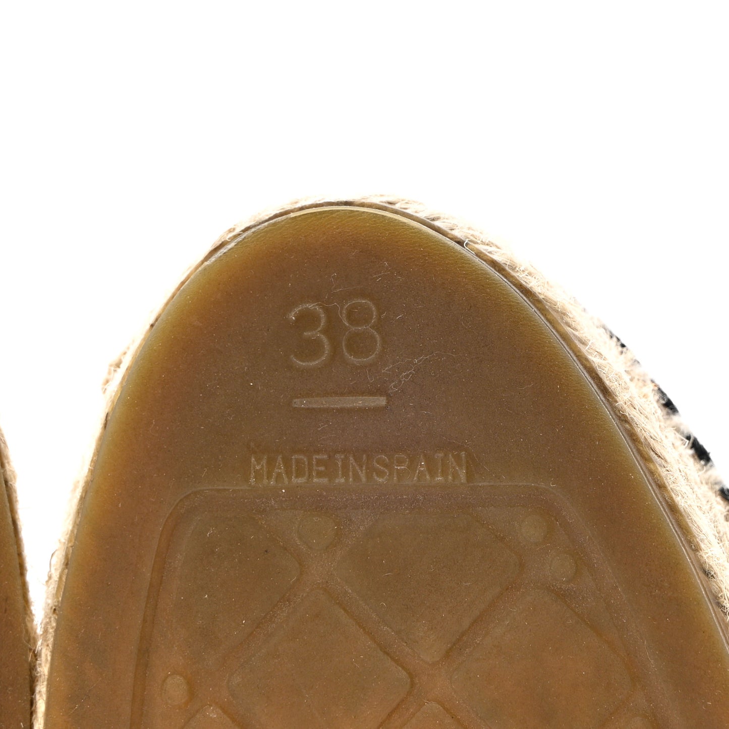 Denim CC Espadrilles 38 Blue Black