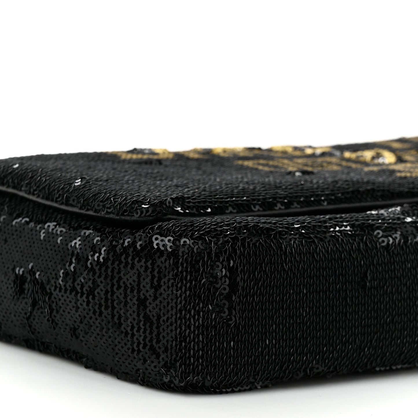 Sequin Paris Cosmopolite Dare To Disturb Flap Black Gold
