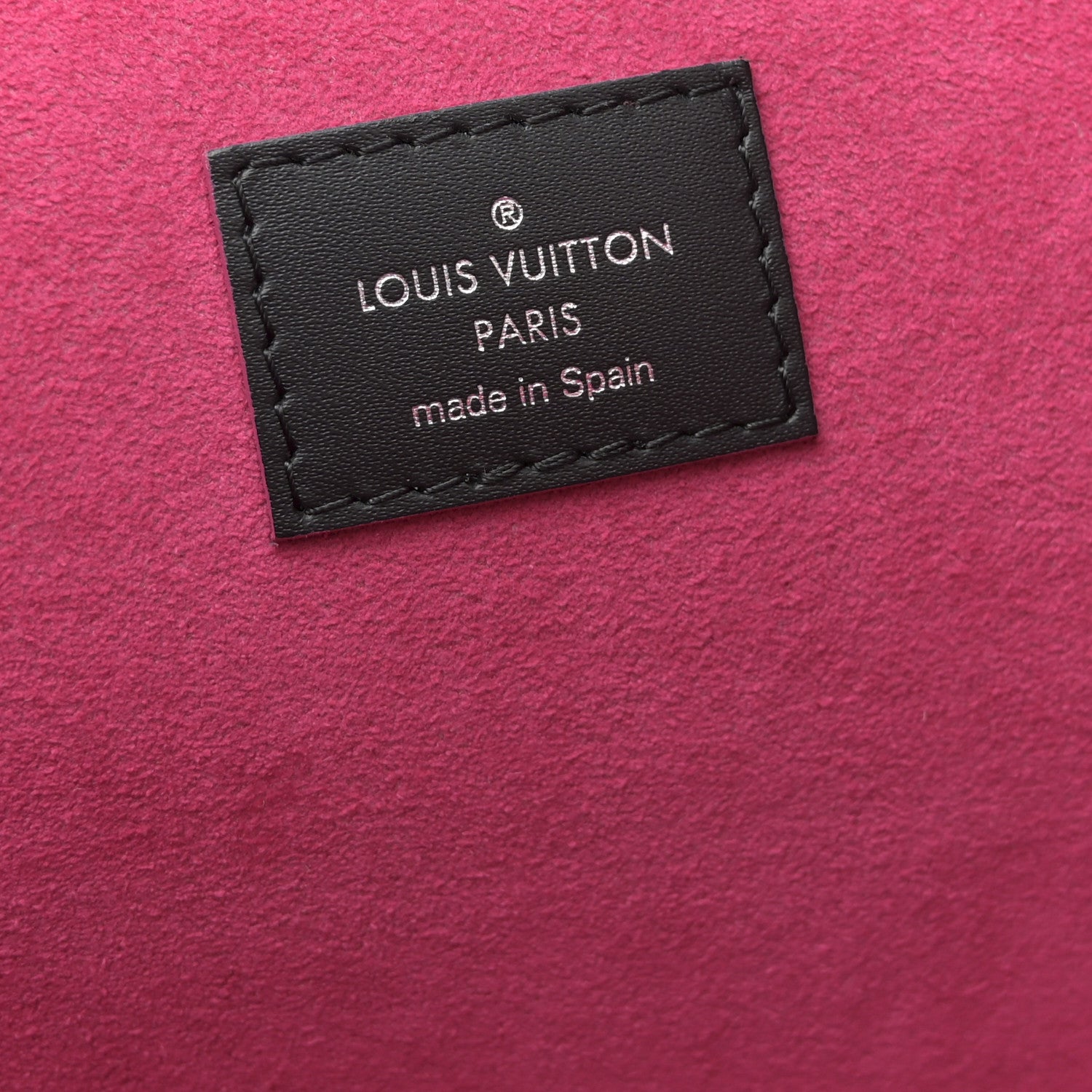 Louis Vuitton Epi Neverfull MM Black Hot Pink 7 of 10