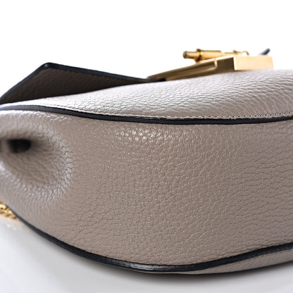 Chloe Grained Lambskin Mini Drew Shoulder Bag Motty Grey 6 of 10