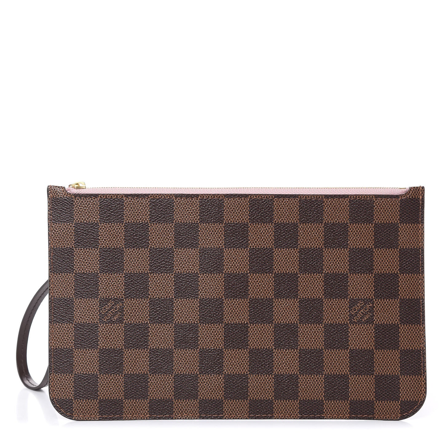 Damier Ebene Neverfull MM GM Pochette Rose Ballerine