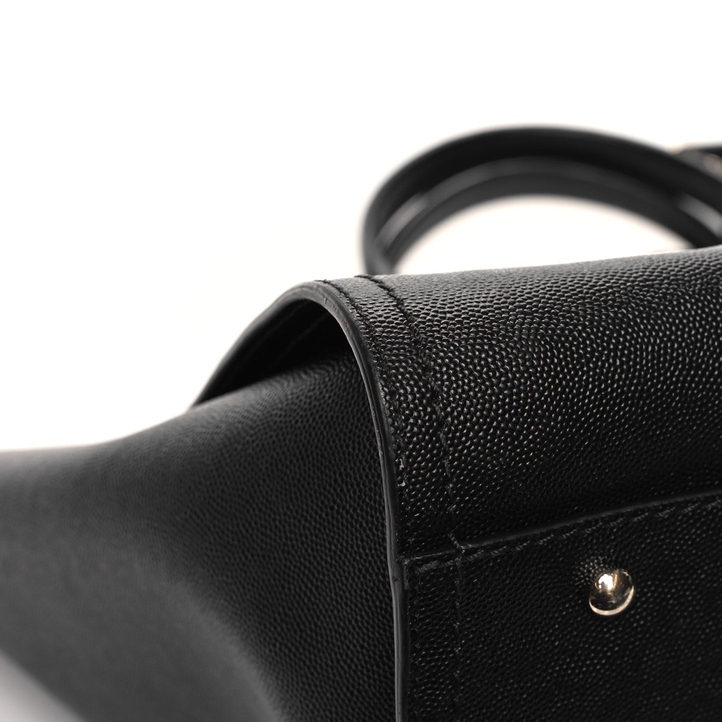Caviar Large Studded Deauville Tote Black