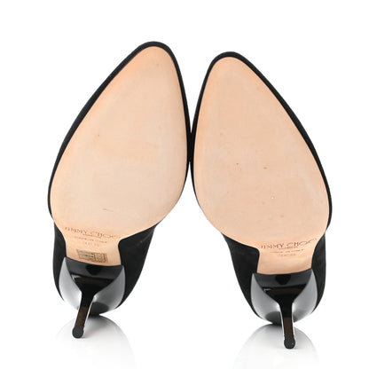 Jimmy Choo Suede Agnes Pumps 36.5 Black 5 of 9