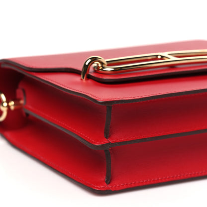 Hermes Swift Mini Sac Roulis Rouge Piment 9 of 10