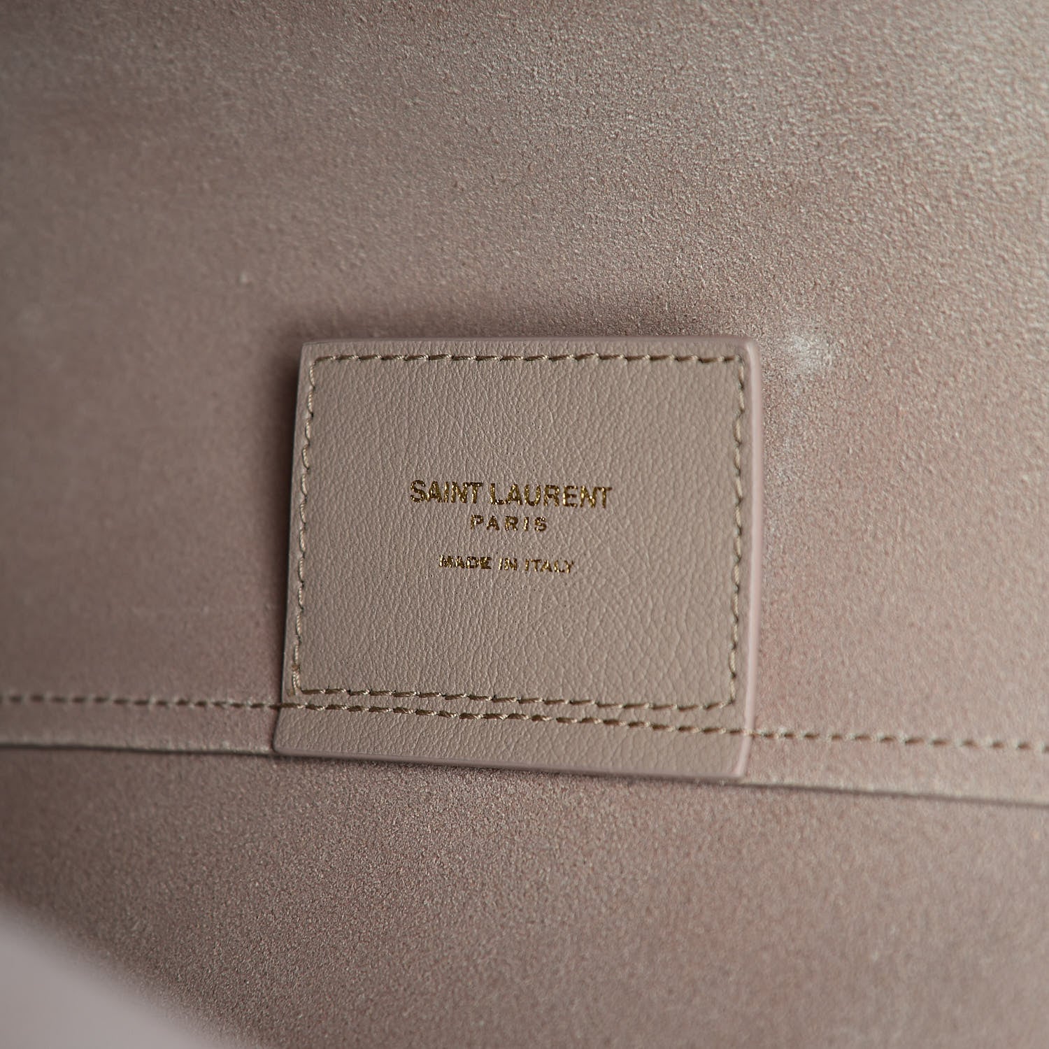 Saint Laurent Calfskin Large Shopping Tote Nude Powder 6 of 13
