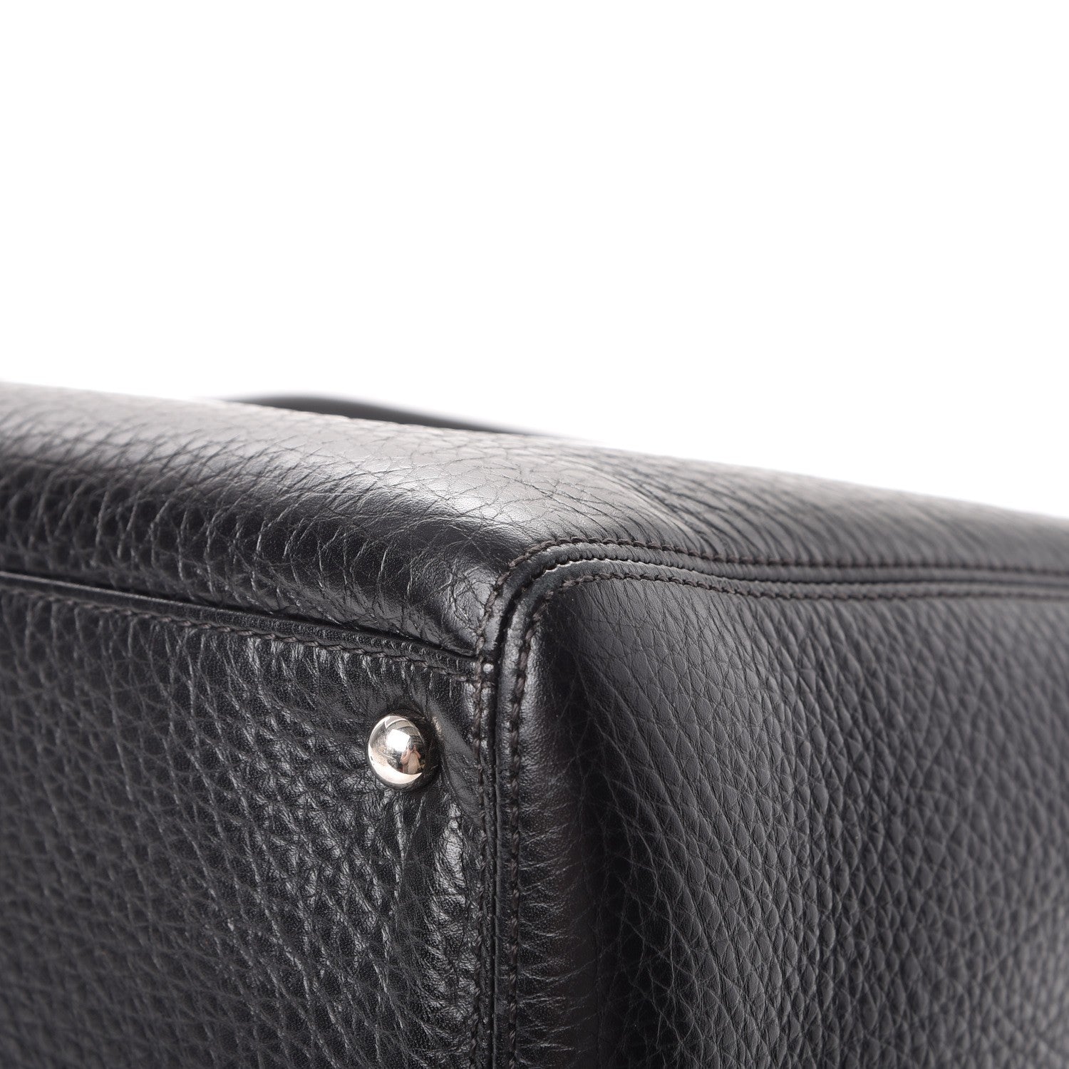 Chanel Calfskin Cerf Executive Shopper Tote Black 12 of 16